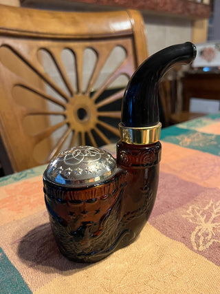 Avon Collectable American Eagle Pipe Cologne Bottle RSV|143651