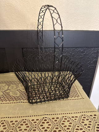 Vintage Square Wire Basket - RCD|98537