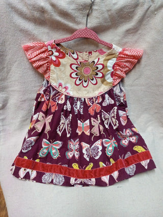 MW Platinum Purple Butterfly Dress MTS