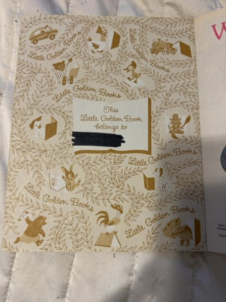 vintage 1982 copy of "When You Were a Baby" from the Little Golden Books