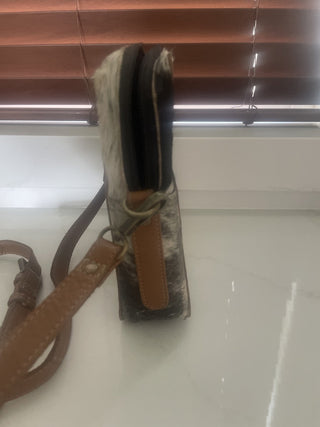 Vtg. Lather Crossbody Purse-RSV