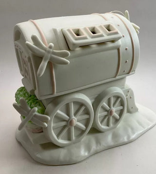 #62 VV Dept 56 Snow Bunnies Springtime Stories My Woodland Wagon at Dragonfly Hollow MTS|58002
