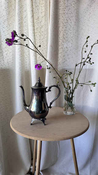 Silver Plated Footed Teapot (LZD - RSV)|66804