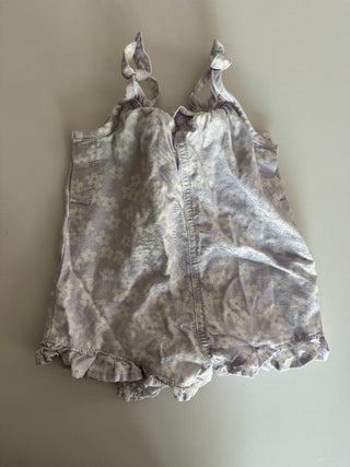 12M - Purple and White Floral Romper - Little Co. by Lauren Conrad RSV|77172