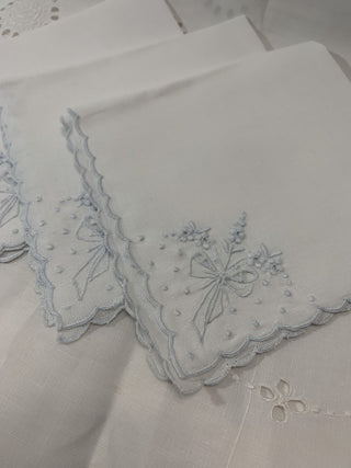 Bouquet Embroidered Napkins - Set of 3|58776