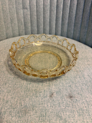 Imperial Light Yellow Lace Edge Bowl - MTS