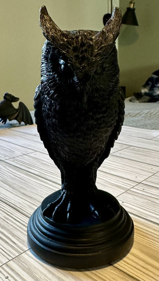 Owl of Astrontiel Haunted Mansion Candle Holder  RCD|98042