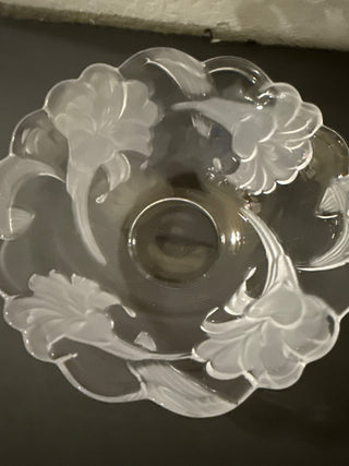 Mikasa Studio Nova Sterling Star (also known as Tiger Lily) large crystal serving bowl or platter RCD
