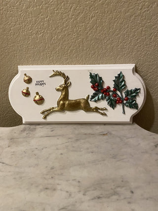 Artisan crafted Happy Holidays wall art RCD|128864