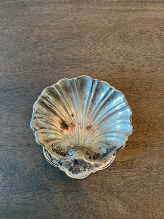 Silver plates shell bowl|60205