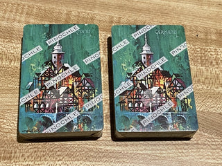 Vtg Pinochle Playing Cards Sealed, Germany Each--SP MTS