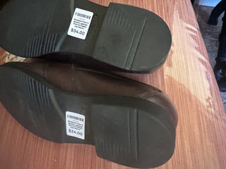 Rockport Men's Brown Leather Round Classic toe Penny Loafers Shoes M2529 #47 VV MTS|110709