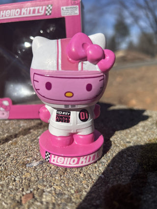 #2 NEW Sanrio Hello Kitty Racing Dash Dancer Bobble Head Car Dash Dancer RSV
