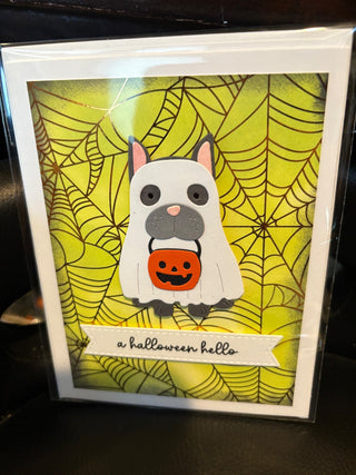 Halloween Card - "A Halloween hello" GF275 RCD