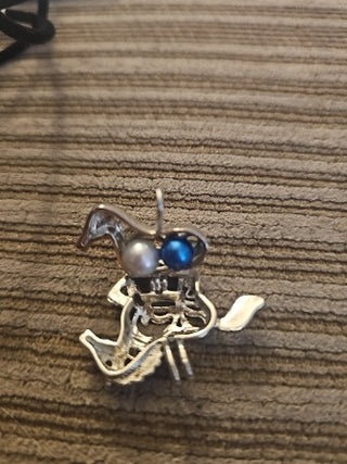 Flying Horse Pearl Cage Pendant