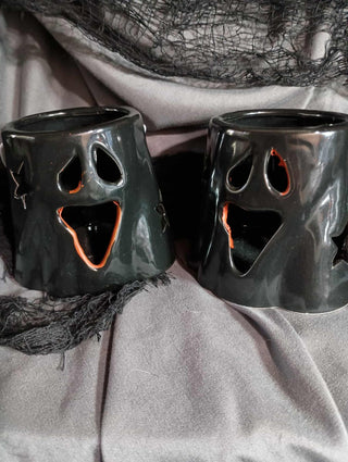 Ghost candle holders set of 2 rsv|110788
