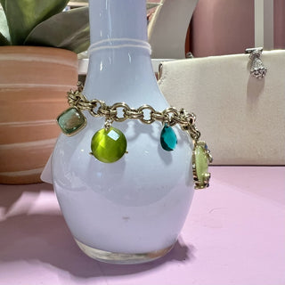 Monet Green Charm Bracelet MTS|104037