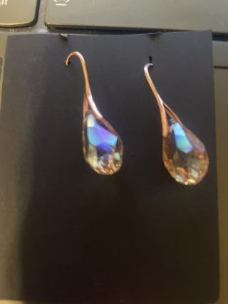 Rose Gold Dangling Earings-RSV|90243