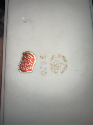 Lefton Blue Bird Metal Footed Trinket Box Floral Flowers Porcelain lid Japan #62 VV MTS|128206