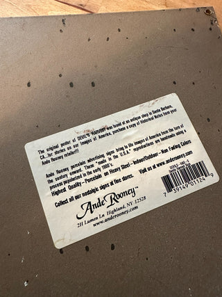 Ad Sign 12x9 Devils Harvest|54839