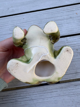 Vintage McCoy Pottery Ceramic frog figurine|167319