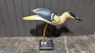 Hand carved Yellow Shorebird RSV|81516