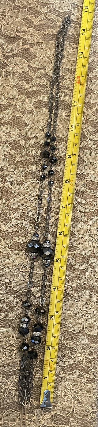Handmade Necklace Black Gems #49 MTS|62708