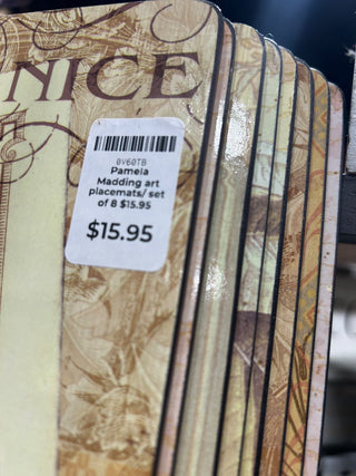 Pamela Madding art placemats/ set of 8 $15.95