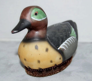 Vintage Jasco Ceramic Duck Clothing Lint remover Brush Bird Figurine #47 VV MTS|125550