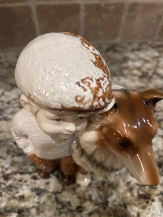Boy with Collie Figurine    MTS