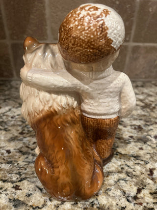 Boy with Collie Figurine    MTS
