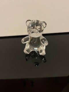 #2832 Glass Teddy Bear RSV