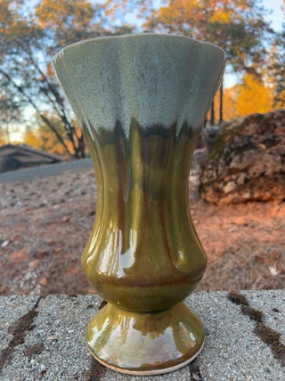 JP 12” vintage mid-century pottery vase