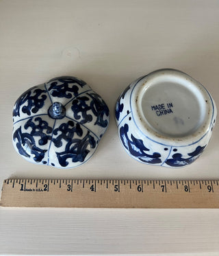 Blue and white pumpkin box RSV|108497