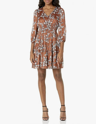 #2 NWT Just Taylor 22W Chiffon Fit & Flare Dress GCC RSV|114062