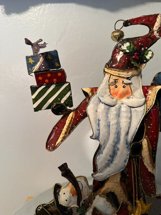 Santa-Snowman Metal Figure MTS|86650