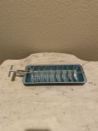 Rare ice tray aluminum retro 50s|51327