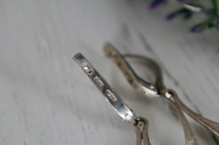 925 Vtg Ornate Dangle Earrings|151553