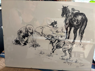 Gary Ericsson Cowboy print signed MTS|80550