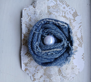 Denim Rose Pin 17|106671