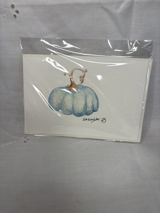 Original Pumpkin Watercolor Card 4x6 RSV|107465