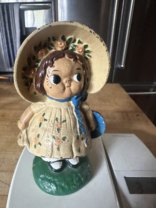 Vintage Dolly Dimple Bank Door Stop RSV|61890