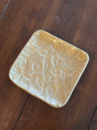 Hand made S square plate RCD|112920