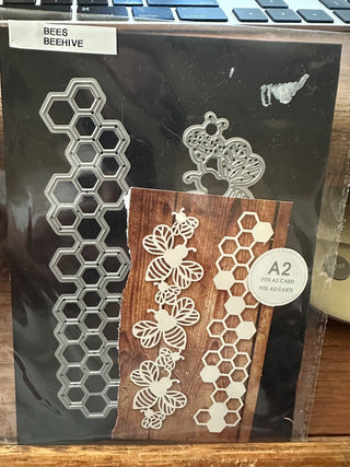 Bees/Beehive metal Dies RCD