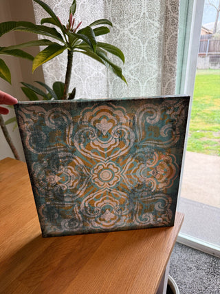Small Canvas Wall Art (turquoise)