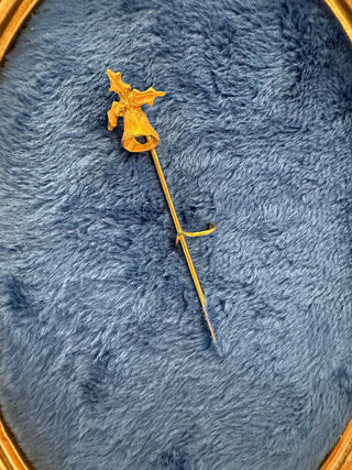 VTG gold bell pin