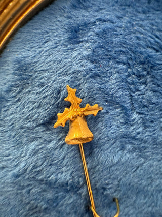 VTG gold bell pin
