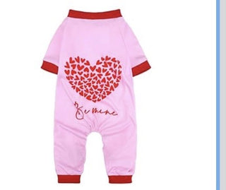 Adorable Red and Pink "Be Mine " heart center size M