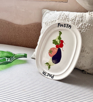 Handmade Ceramic Pasta Serving Dish