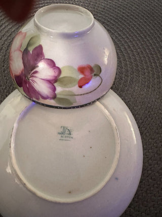 Vintage Tea Cup & Saucer Nippon MTS|135195